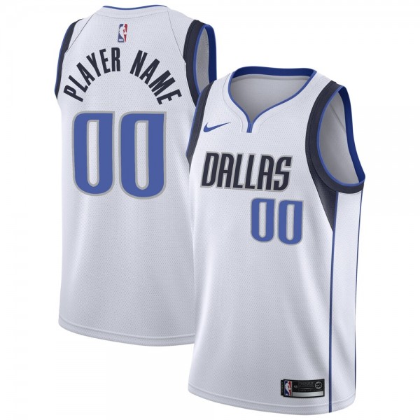 Dallas Mavericks Trikot Benutzerdefinierte 2020-2021 Nike Association Edition Swingman - Herren